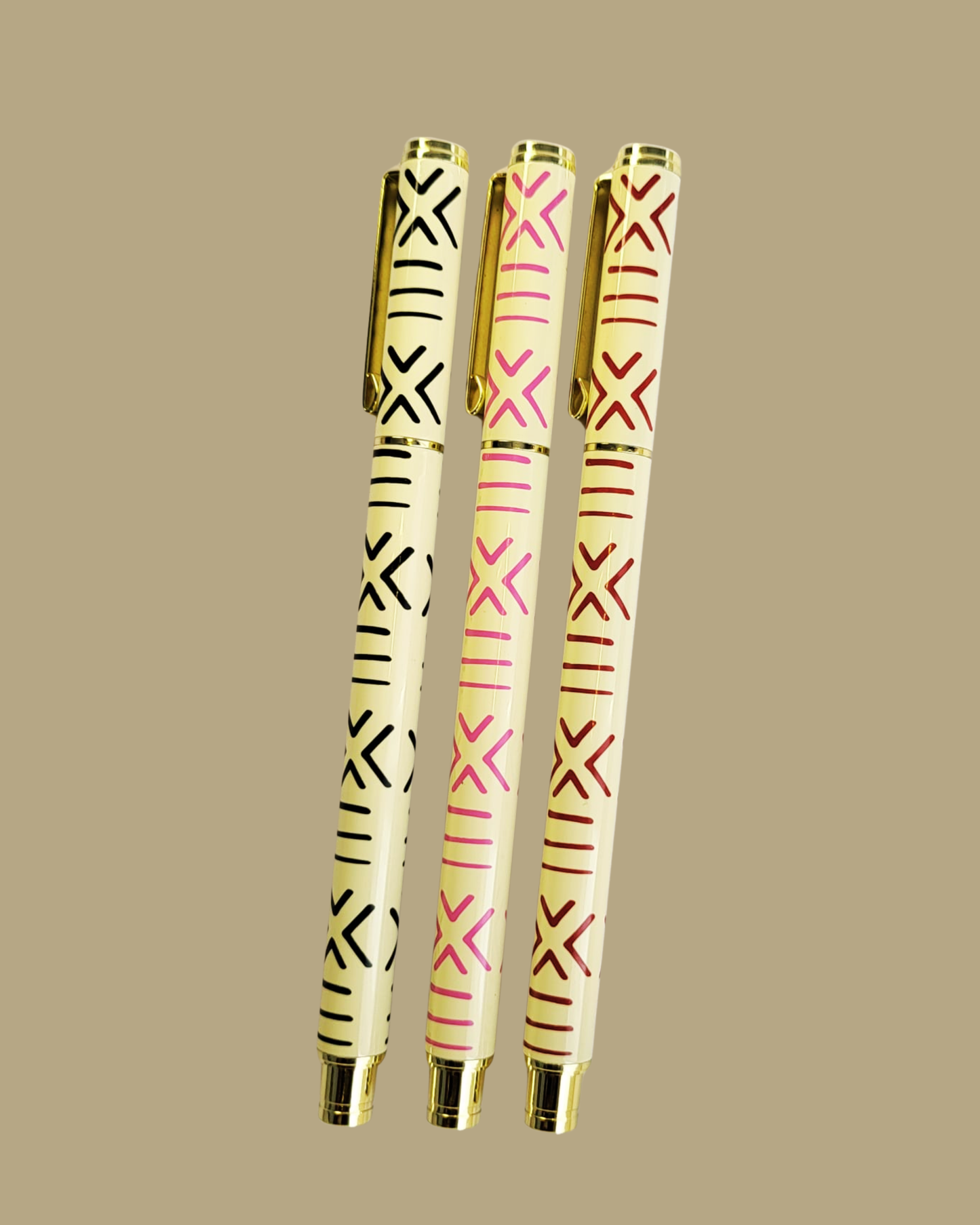 Stylo Motif Bogolan rechargeable